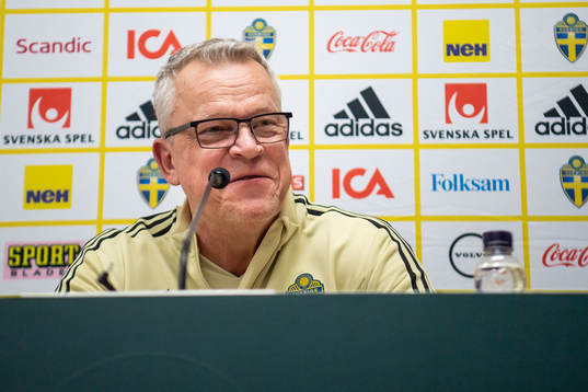 Head coach Janne Andersson of the Swedish national football