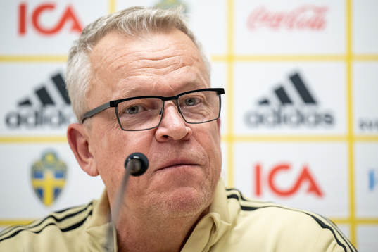 Head coach Janne Andersson of the Swedish national football