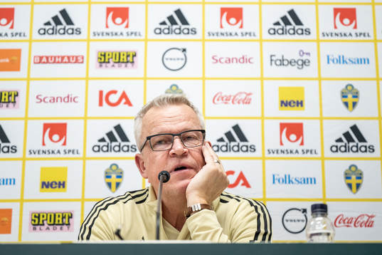 Head coach Janne Andersson of the Swedish national football