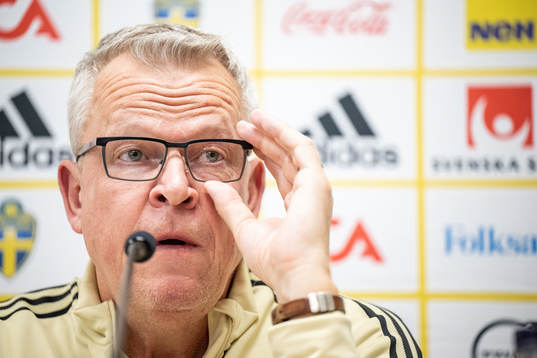 Head coach Janne Andersson of the Swedish national football