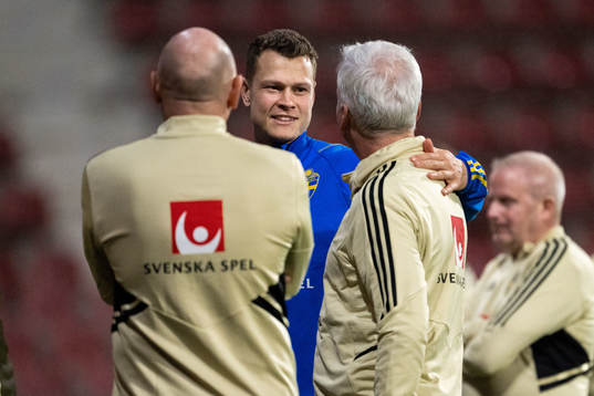Viktor Claesson of the Swedish national football team
