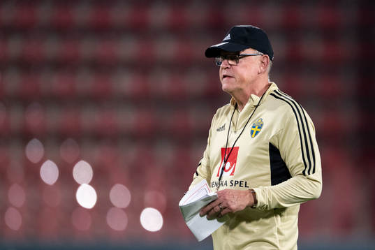 Head coach Janne Andersson of the Swedish national football