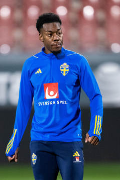 Anthony Elanga of the Swedish national football team