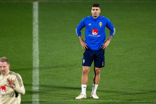 Edvin Kurtulus of the Swedish national football team
