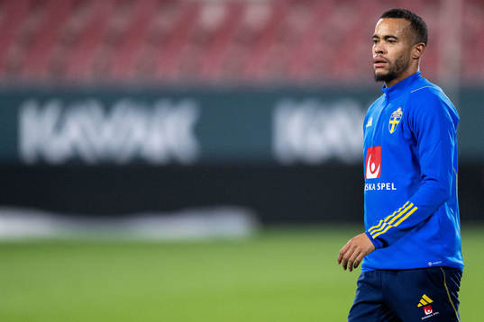 Robin Quaison of the Swedish national football team