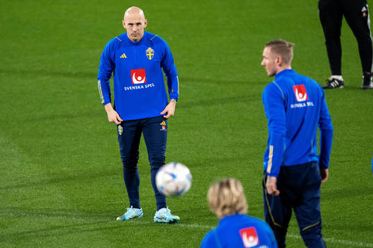 Magnus Eriksson of the Swedish national football team