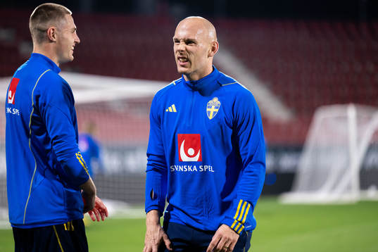 Magnus Eriksson of the Swedish national football team