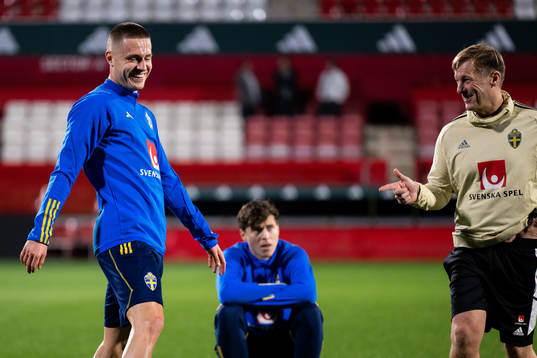 Mattias Svanberg of the Swedish national football team