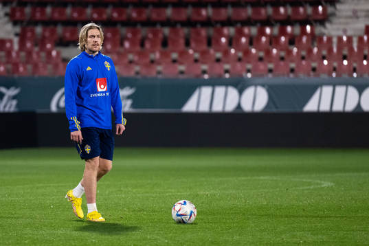 Emil Forsberg of the Swedish national football team