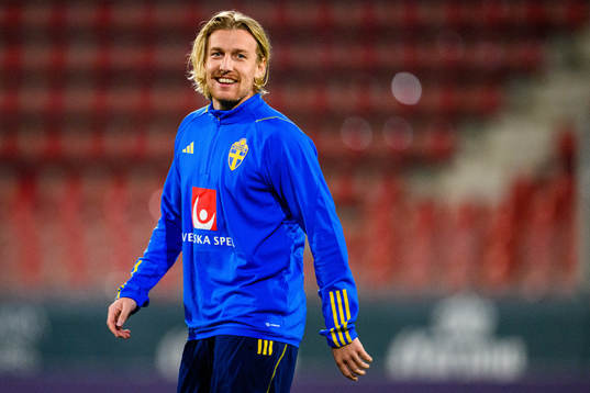Emil Forsberg of the Swedish national football team