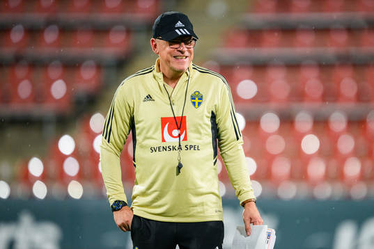 Head coach Janne Andersson of the Swedish national football