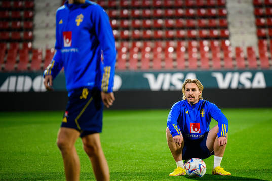 Emil Forsberg of the Swedish national football team