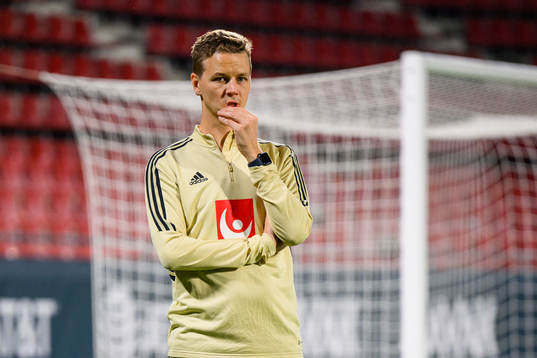 Goalkeeper coach Maths Elfvendal of the Swedish national