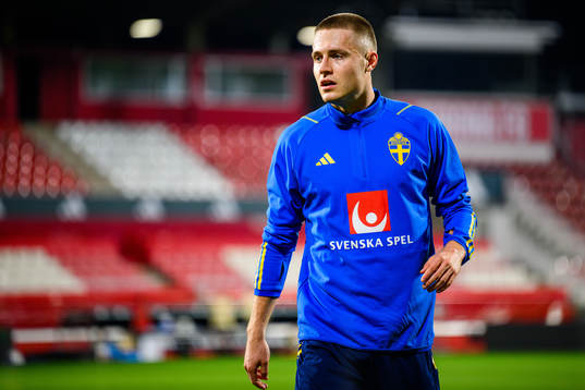 Mattias Svanberg of the Swedish national football team