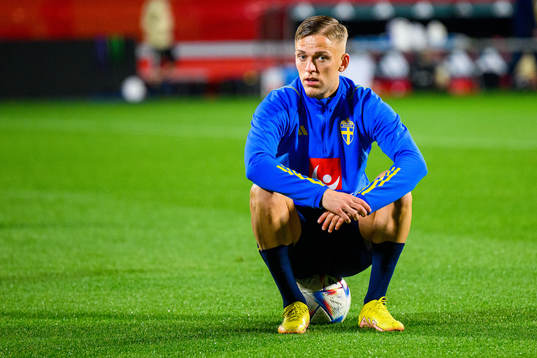 Jesper Karlsson of the Swedish national football team