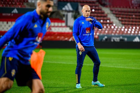 Magnus Eriksson of the Swedish national football team