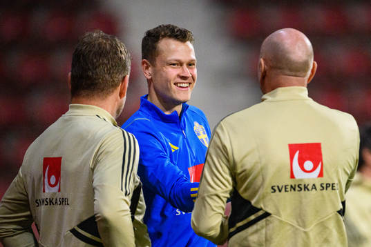 Viktor Claesson of the Swedish national football team
