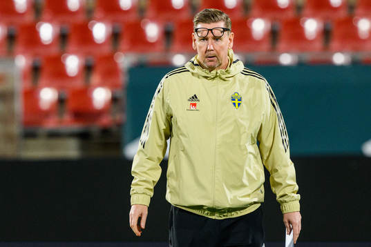 Assistant coach Peter Wettergren of the Swedish national