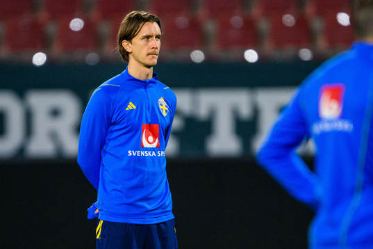 Kristoffer Olsson of the Swedish national football team
