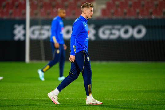 Viktor Gyökeres of the Swedish national football team