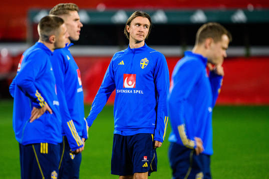 Kristoffer Olsson of the Swedish national football team