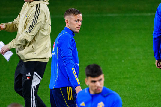 Jesper Karlsson of the Swedish national football team
