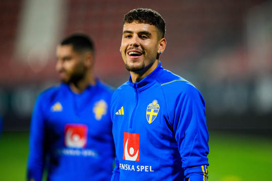 Edvin Kurtulus of the Swedish national football team