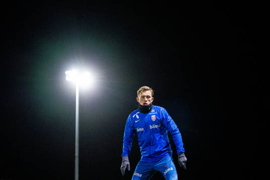 Marcus Holmgren Pedersen of the Norwegian national football