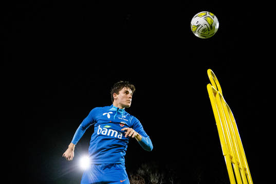 Hugo Vetlesen of the Norwegian national football team