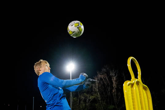 Birger Meling of the Norwegian national football team