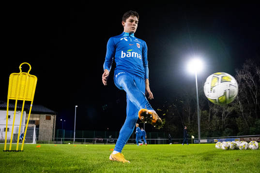 Hugo Vetlesen of the Norwegian national football team