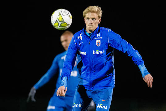 Morten Thorsby of the Norwegian national football team