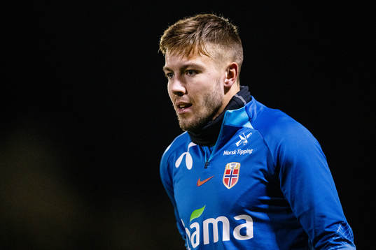 Fredrik André Bjørkan of the Norwegian national football
