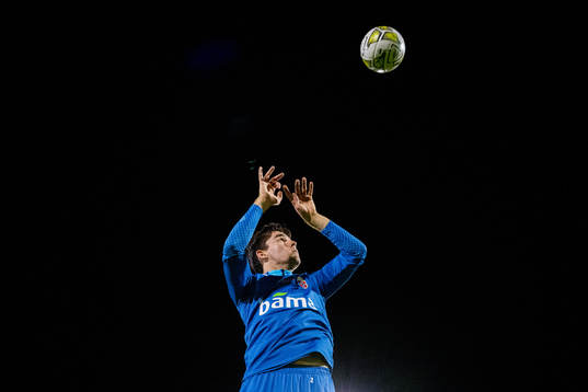 Hugo Vetlesen of the Norwegian national football team