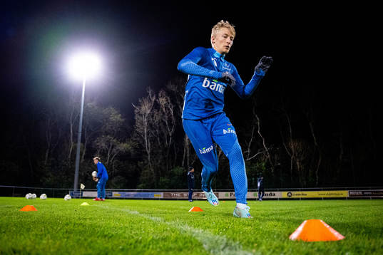 Birger Meling of the Norwegian national football team