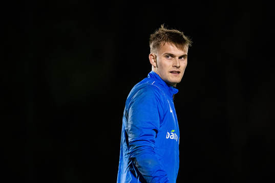 2211Goalkeeper Mads Hedenstad Christiansen  duringf the