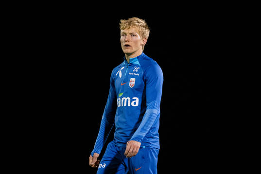 Birger Meling of the Norwegian national football team