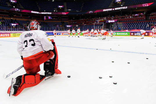 goaltender Jan Ruzicka of Mountfield