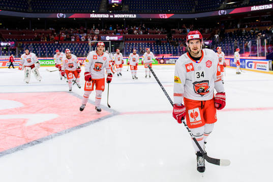 Kevin Klima of Mountfield looks dejected