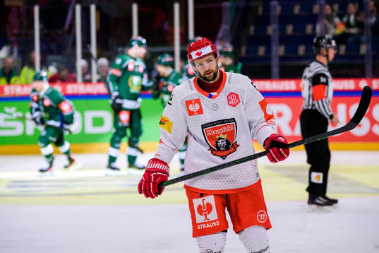 Radek Pilar of Mountfield looks dejected