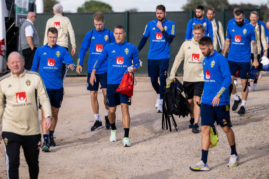 Viktor Claesson, Ludwig Augustinsson and Marcus Rohdén of