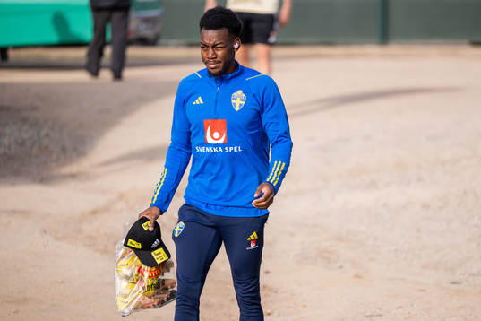 Anthony Elanga of the Swedish national football team