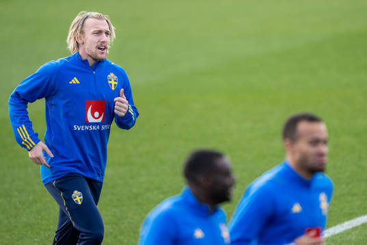 Emil Forsberg of the Swedish national football team
