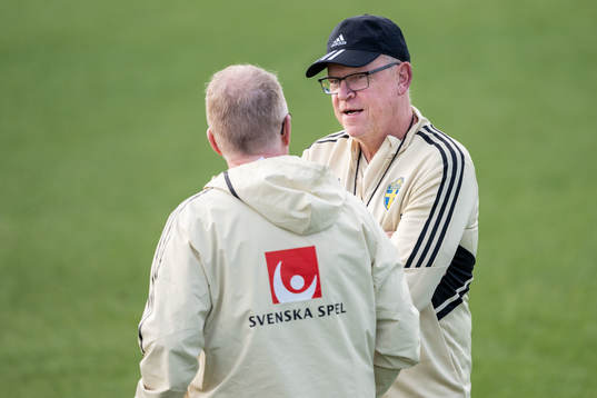 Head coach Janne Andersson of the Swedish national football