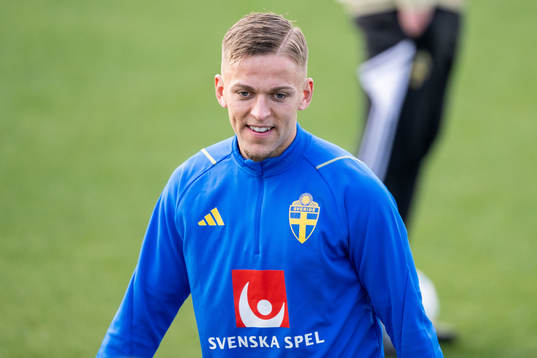 Jesper Karlsson of the Swedish national football team