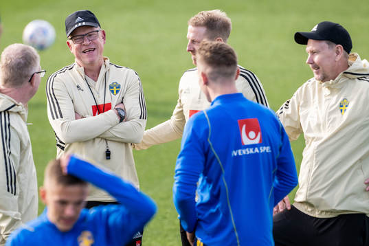 Head coach Janne Andersson of the Swedish national football