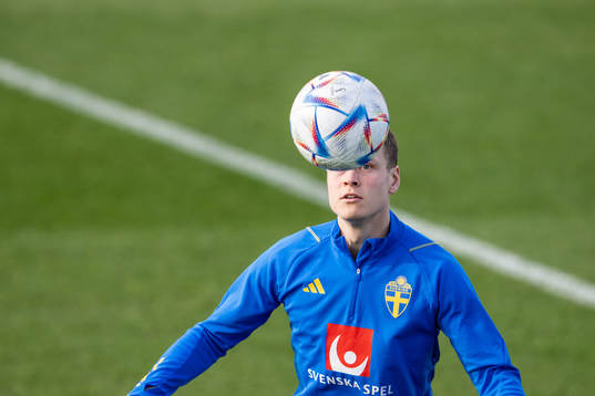 Viktor Claesson of the Swedish national football team