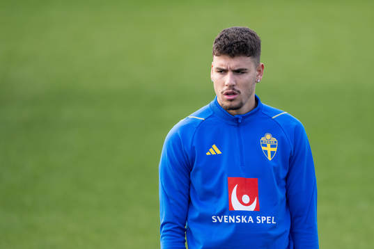 Edvin Kurtulus of the Swedish national football team