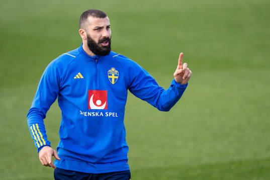 Mikael Ishak of the Swedish national football team