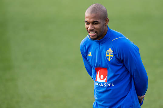 Isak Hien of the Swedish national football team